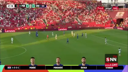 بخت فوق العاده گلزنی برای کرواسی در دقیقه ابتدایی نیمه دوم / پرتغال 0 - 0 کرواسی