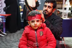 برپایی خیمه الزهرا به همت دانشجویان دانشگاه علوم پزشکی شهید بهشتی +عکس