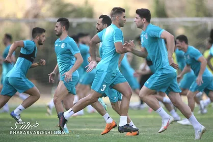 طراحی تمرین استقلال بر اساس بازی با الهلال/ مطهری به جمع آبی&zwnj;ها برگشت