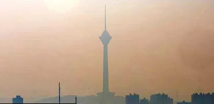 وضعیت هوای تهران قرمز شد