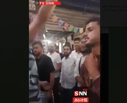 شعار مردم سوریه در حمایت از نیرو&zwnj;های مسلح یمن + فیلم