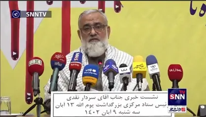 سردار نقدی: صهیونیست&zwnj;ها روی قیصر و چنگیز مغول و هیتلر را سفید کردند