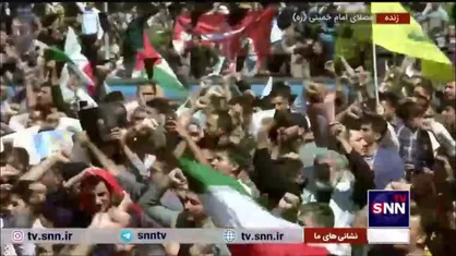 طنین حیدر حیدر در مصلی امام خمینی (ره) در تهران