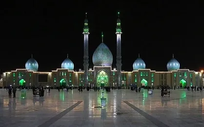 تشرف یک زن مسیحی به دین اسلام در جمکران +فیلم
