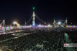 مسجد جمکران در شب نیمه شعبان 