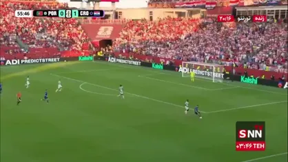 گل دوم کرواسی توسط نیکولا ولاسیچ به علت آفساید مردود اعلام شد / پرتغال 0- 1 کرواسی
