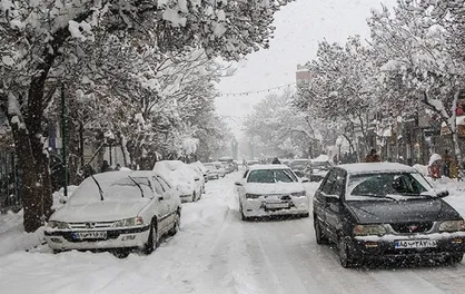۱۳ درصد از سطح ایران سفیدپوش شد