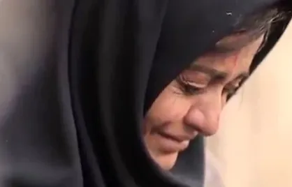 اشک&zwnj;های مریلا زارعی در پشت صحنه فیلم سینمایی هناس