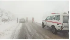 محور چالوس مسدود است