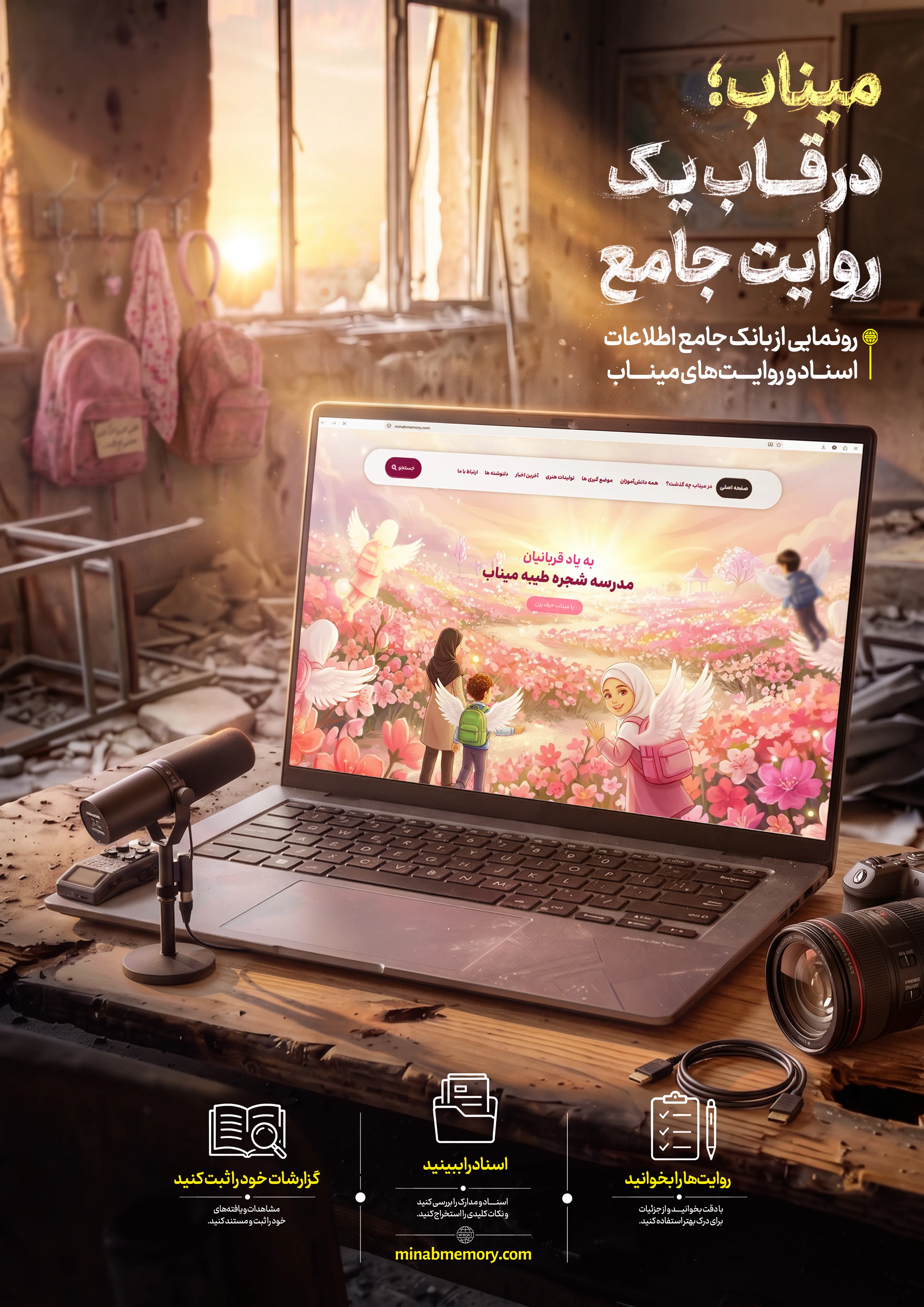 رونمایی از بانک جامع اطلاعاتی میناب/ میناب؛ در قاب یک روایت جامع