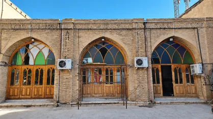 مرمت مسجد قاجاری توسلی پس از آسیب حملات اخیر