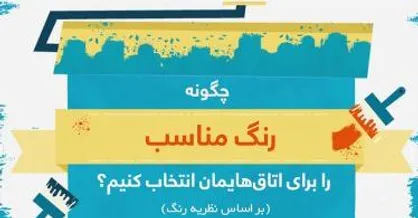 اینفوگرافیک/ اتاق&zwnj;های خانه ما باید چه رنگی باشند؟