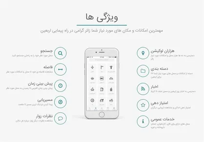 اپلیکیشن &laquo;زائر&raquo; راهنمای مسافران کربلا می&zwnj;شود +دانلود