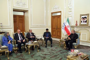 دیدار نائب‌‌ رئیس مجلس عراق با علی لاریجانی