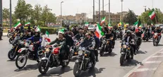آغاز رزمایش ۴۰ هزار موتور سوار جان فدای ایران در پایتخت + فیلم
