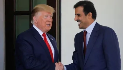 گفت&zwnj;وگوی تلفنی امیر قطر و رئیس&zwnj;جمهور آمریکا درباره طرح صلح غزه