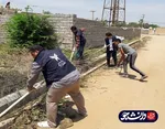 فعالیت جهادگران دانشگاه آزاد خوزستان در مناطق سیل زده
