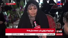 همسر شهید سیدان: اگر ما همگی اتحاد داشته باشیم می‌توانیم اسرائیل و آمریکا را شکست دهیم