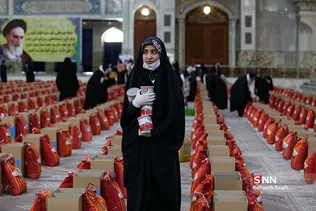 مرحله دوم رزمایش مومنانه در حرم امام خمینی (ره)