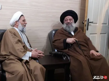رئیس سازمان عقیدتی سیاسی ارتش با آِیت الله جزایری دیدار کرد