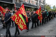 مراسم پیاده روی جاماندگان اربعین حسینی(ع) در تهران برگزار شد