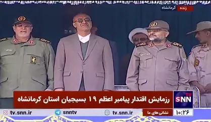 حضور سردار سلیمانی، رئیس سازمان بسیج مستضعفین در رزمایش اقتدار پیامبر اعظم ۱۹ بسیجیان استان کرمانشاه