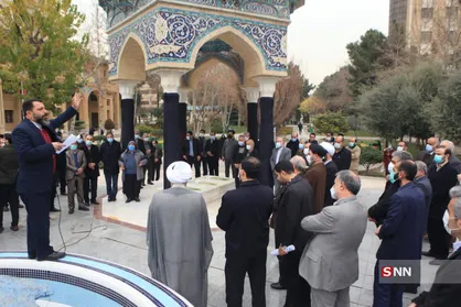 مراسم گرامیداشت حماسه ۹ دی با حضور دانشگاهیان برگزار شد+ تصاویر