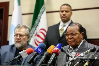 سخنرانی رهبر مسلمانان آمریکا در دانشگاه تهران