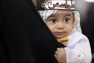 مراسم شیرخوارگان حسینی در حرم حضرت معصومه (س)