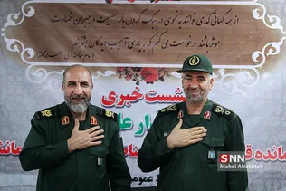 نشست خبری سرتیپ علی فضلی