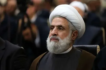 شیخ نعیم قاسم: به ترور شهید طباطبایی در زمان مشخص پاسخ می&zwnj;دهیم / آنهایی که می&zwnj;خواهند حزب&zwnj;الله را خلع سلاح کنند نوکر اسرائیل هستند + فیلم