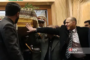 مراسم وداع با پیکر رئیس فقید مجمع تشخیص مصلحت نظام 