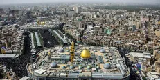 تصاویر زیبای هوایی از حضور میلیون‌ها زائران اربعین در کربلا