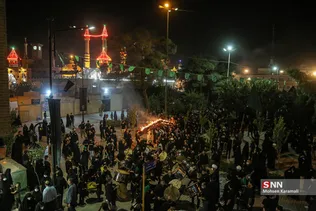 مراسم مشعل گردانی در قم