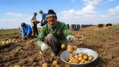 پیش‌بینی برداشت ۳۵۰ هزار تن سیب‌زمینی بهاره از هشت هزار و ۵۰۰ هکتار در همدان