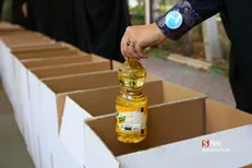 بسیج دانشجویی دانشگاه صنعتی همدان به توزیع بسته‌های حمایتی_بهداشتی می‌پردازد