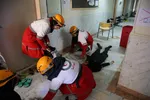 برگزاری مانور آمادگی در برابر زلزله در خوابگاه دانشجویی دانشگاه لرستان