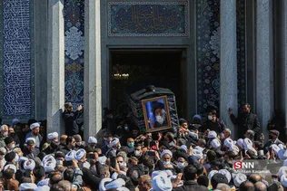  تشییع آیت‌الله علوی گرگانی در قم