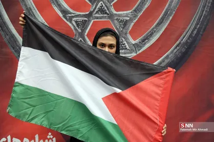 پرچم &laquo;خیبر خیبر یا صهیون، جیش محمد قادمون&raquo; در دستان دانش&zwnj;آموزان تهرانی+فیلم
