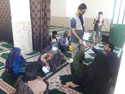 اردوی گروه جهادی شهید کاوه بسیج دانشجویی علوم پزشکی هرمزگان در روستای سرچاهان