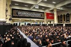مراسم عزاداری دانشجویان در محضر رهبر معظم انقلاب برگزار شد