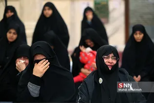 مراسم ترحیم شهدای فاطمیه پلیس در درگیری با دراویش