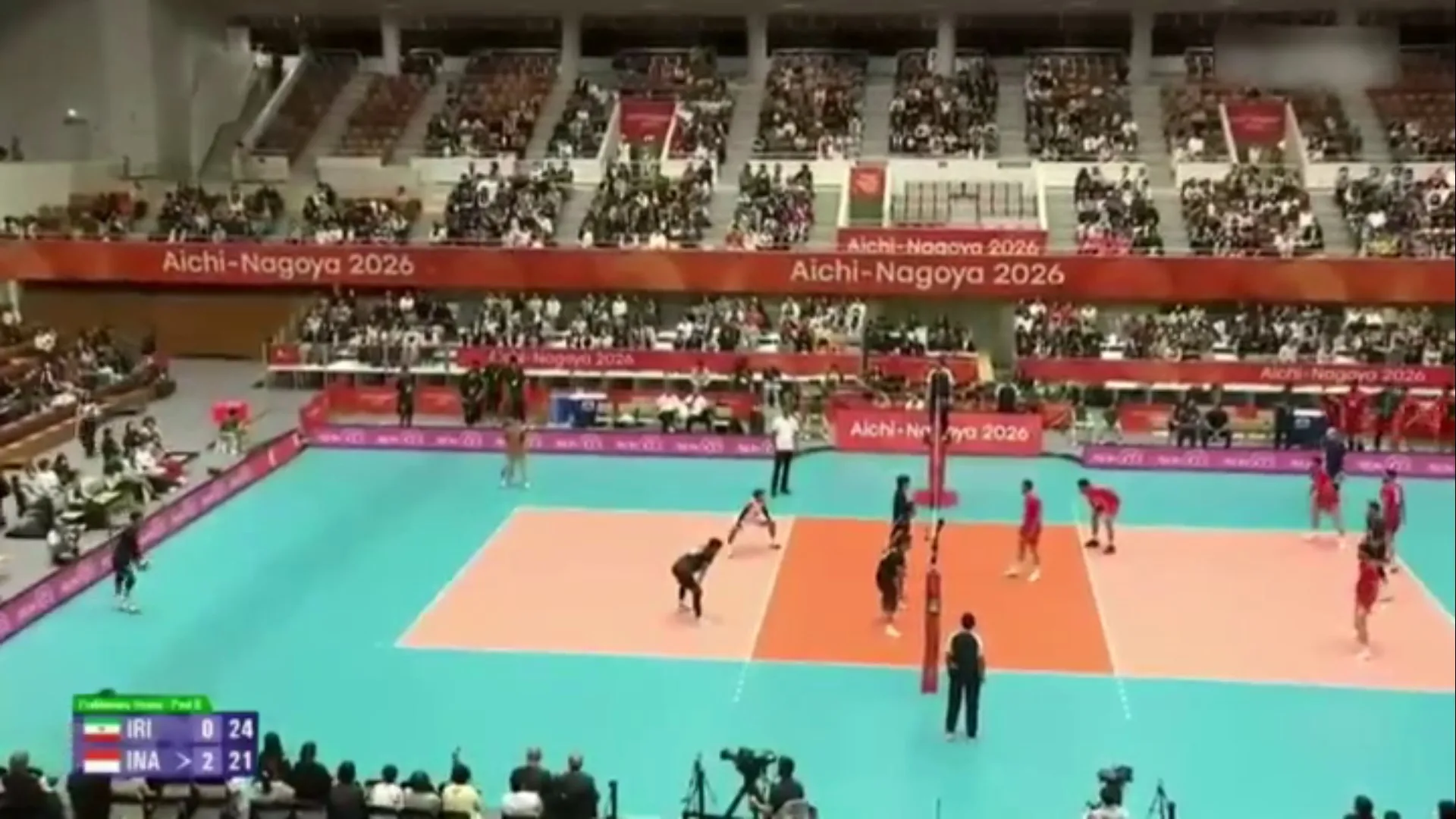 والیبال قهرمانی آسیا؛ پایان ست سوم/ بازگشت ملی‌پوشان مقابل اندونزی / ایران 1-2 اندونزی