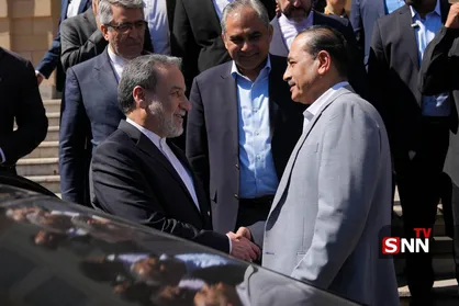 بدرقه فیلد مارشال عاصم منیر فرمانده ارتش پاکستان توسط سید عباس عراقچی
