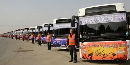 خدمات حمل و نقلی اتوبوسرانی تهران در خاک عراق ادامه دارد