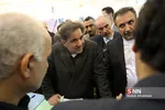 آیین افتتاح نمایشگاه حمل و نقل با حضور وزیر راه و شهرسازی