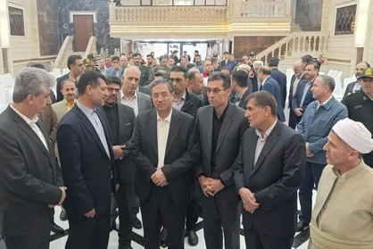 دو طرح عمرانی و گردشگری در مهاباد افتتاح شد