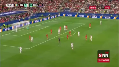 گل اول نروژ به ساحل عاج با شوت زیبای آنتونیو نوسی به ثمر رسید / نروژ 1 - 0 ساحل عاج