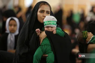 مراسم شیرخوارگان حسینی در حرم حضرت معصومه (س)