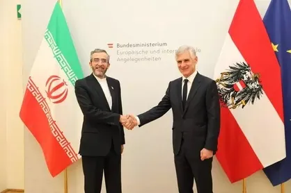 دیدار معاون سیاسی وزارت خارجه با وزیر خارجه اتریش